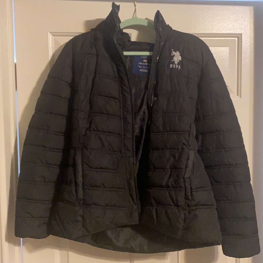 US Polo Assn Winter jacket, faux fur hood